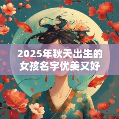 2025年秋天出生的女孩名字优美又好听的女宝宝起名