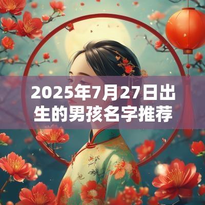 2025年7月27日出生的男孩名字推荐满分男生名字