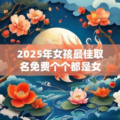 2025年女孩最佳取名免费个个都是女神级别的名字