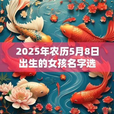 2025年农历5月8日出生的女孩名字选用古诗词取名
