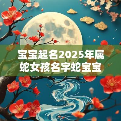 宝宝起名2025年属蛇女孩名字蛇宝宝起名女孩适用字