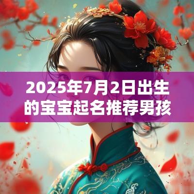 2025年7月2日出生的宝宝起名推荐男孩子名字推荐