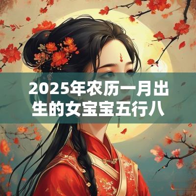 2025年农历一月出生的女宝宝五行八字如何缺火起名