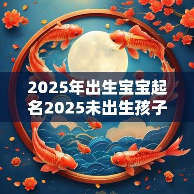 2025年出生宝宝起名2025未出生孩子名字怎么取