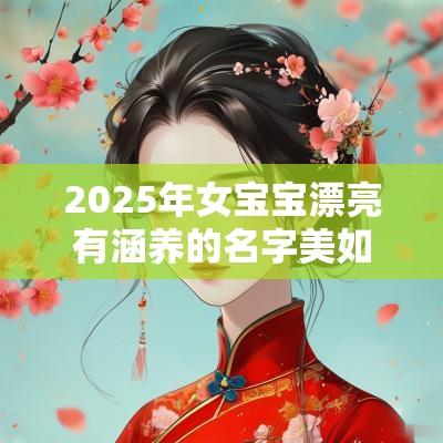 2025年女宝宝漂亮有涵养的名字美如其名的女生起名