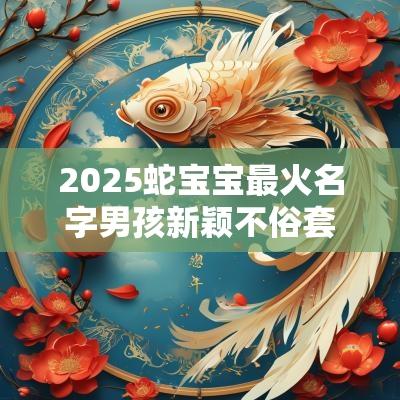 2025蛇宝宝最火名字男孩新颖不俗套的男宝宝取名