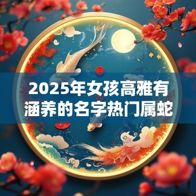 2025年女孩高雅有涵养的名字热门属蛇女生气质起名