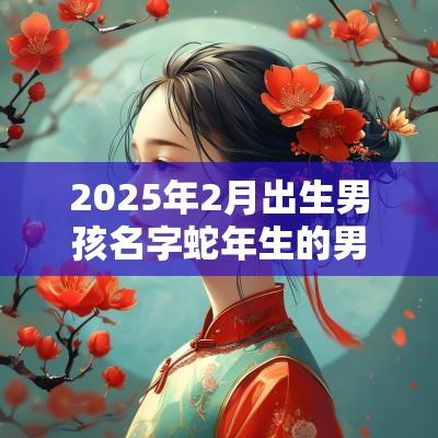 2025年2月出生男孩名字蛇年生的男孩儿起什么名字