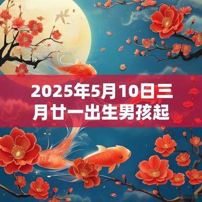 2025年5月10日三月廿一出生男孩起名名字带解析