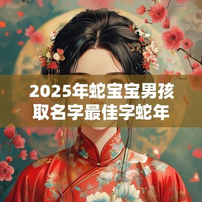 2025年蛇宝宝男孩取名字最佳字蛇年男孩名字好听的