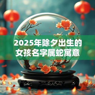 2025年除夕出生的女孩名字属蛇寓意美好的女生名字