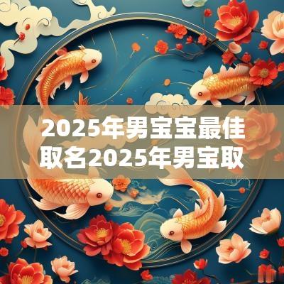 2025年男宝宝最佳取名2025年男宝取名100分