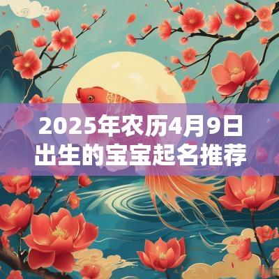 2025年农历4月9日出生的宝宝起名推荐好名推荐