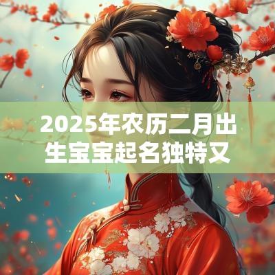 2025年农历二月出生宝宝起名独特又好听的女孩名字