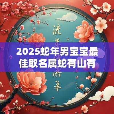 2025蛇年男宝宝最佳取名属蛇有山有水有树林的名字