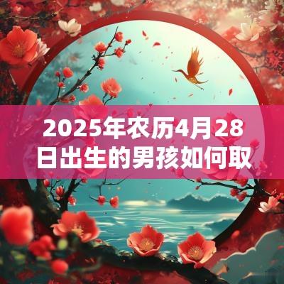 2025年农历4月28日出生的男孩如何取名寓意要好