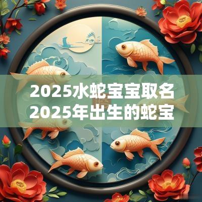 2025水蛇宝宝取名2025年出生的蛇宝宝取名大全