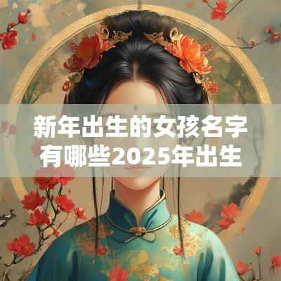 新年出生的女孩名字有哪些2025年出生的宝宝取名字