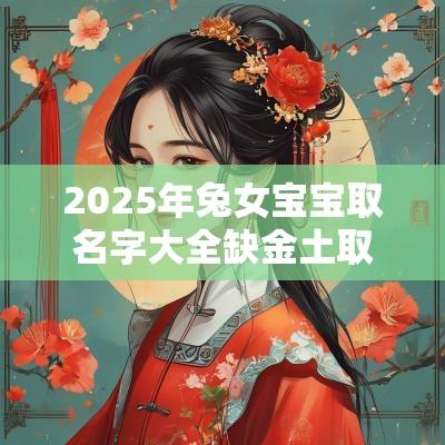 2025年兔女宝宝取名字大全缺金土取名最旺女孩名字