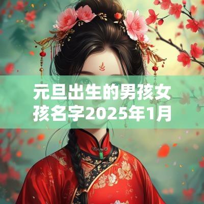 元旦出生的男孩女孩名字2025年1月出生的宝宝取名