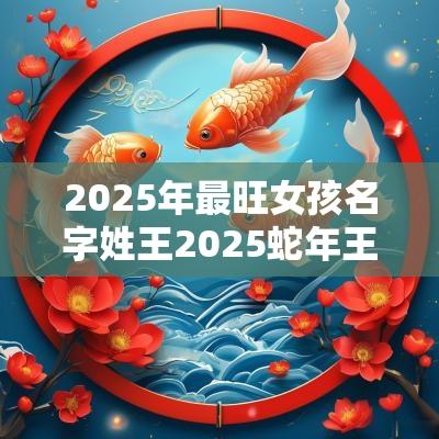 2025年最旺女孩名字姓王2025蛇年王姓女孩名字