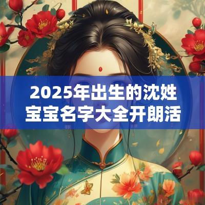 2025年出生的沈姓宝宝名字大全开朗活泼的宝宝名字