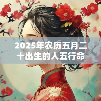 2025年农历五月二十出生的人五行命理如何取名旺运