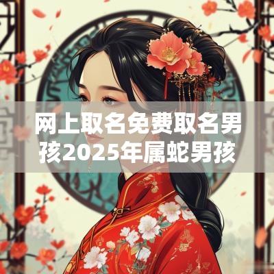 网上取名免费取名男孩2025年属蛇男孩最吉利的名字