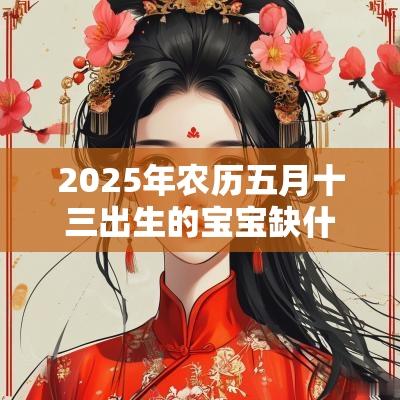 2025年农历五月十三出生的宝宝缺什么取名如何补金