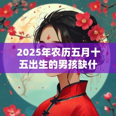 2025年农历五月十五出生的男孩缺什么取名如何补土