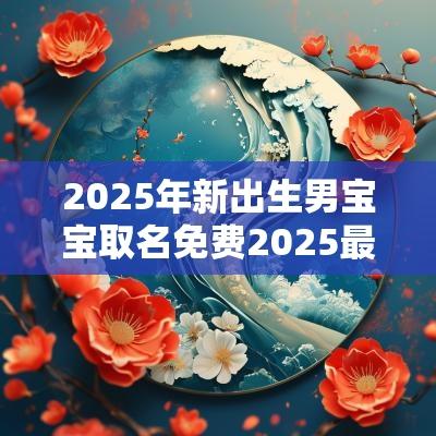 2025年新出生男宝宝取名免费2025最佳男宝名字