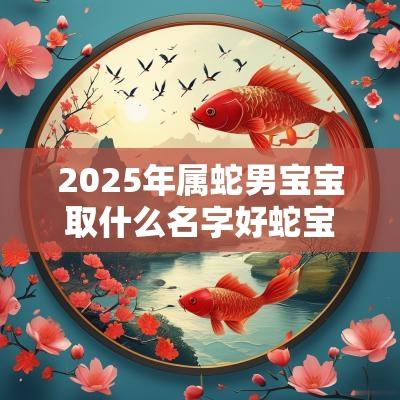2025年属蛇男宝宝取什么名字好蛇宝宝取名技巧推荐