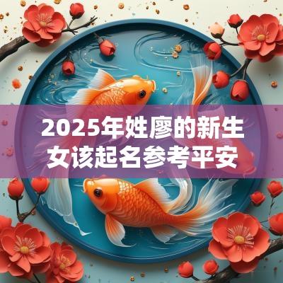 2025年姓廖的新生女该起名参考平安喜乐的女孩名字