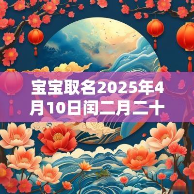 宝宝取名2025年4月10日闰二月二十生的男孩名字