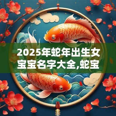 2025年蛇年出生女宝宝名字大全,蛇宝宝取名终极指南