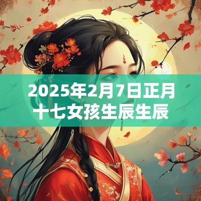 2025年2月7日正月十七女孩生辰生辰八字宝宝取名