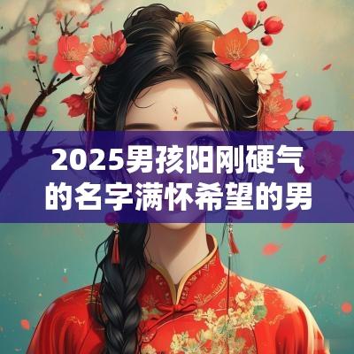 2025男孩阳刚硬气的名字满怀希望的男宝宝起名大全