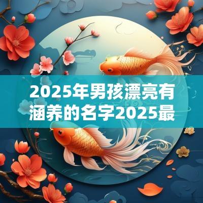 2025年男孩漂亮有涵养的名字2025最佳男宝名字
