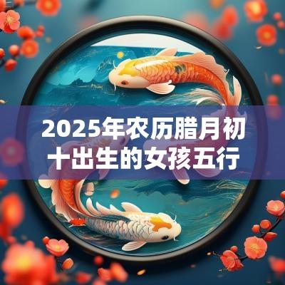 2025年农历腊月初十出生的女孩五行缺吗取名有福气