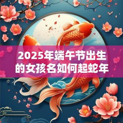 2025年端午节出生的女孩名如何起蛇年宝宝起名技巧