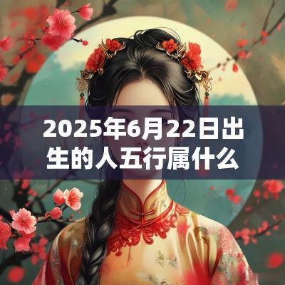 2025年6月22日出生的人五行属什么属火取名建议