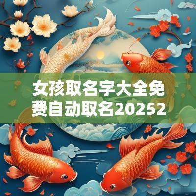 女孩取名字大全免费自动取名202523年女宝宝取名
