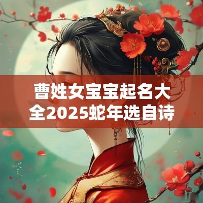 曹姓女宝宝起名大全2025蛇年选自诗词中的美好句子