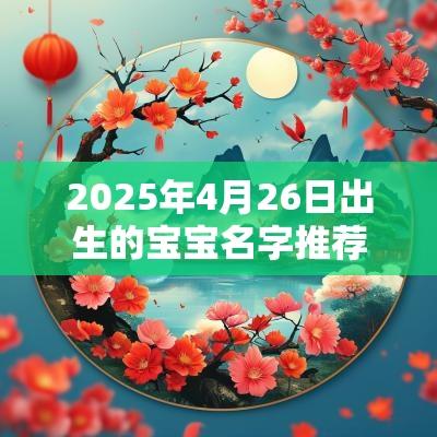 2025年4月26日出生的宝宝名字推荐根据八字取名