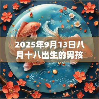 2025年9月13日八月十八出生的男孩高分名字建议