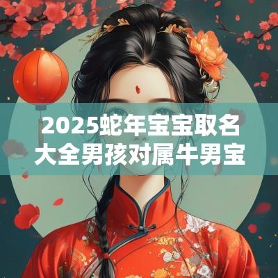 2025蛇年宝宝取名大全男孩对属牛男宝而言寓意美好