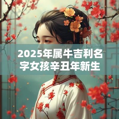 2025年属牛吉利名字女孩辛丑年新生儿取名免费分享