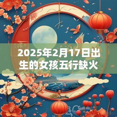 2025年2月17日出生的女孩五行缺火取名兰心蕙质