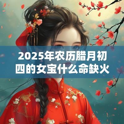 2025年农历腊月初四的女宝什么命缺火取名诗意美好