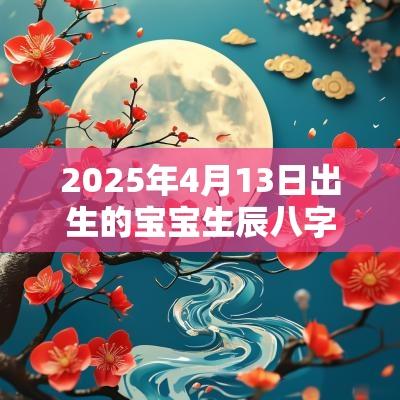 2025年4月13日出生的宝宝生辰八字取名如何改运